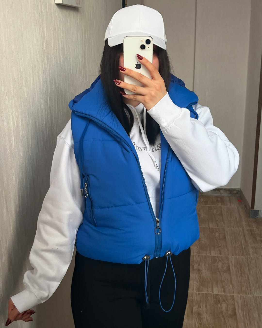 پافر زنانه پفکی کوتاه کلاهدار