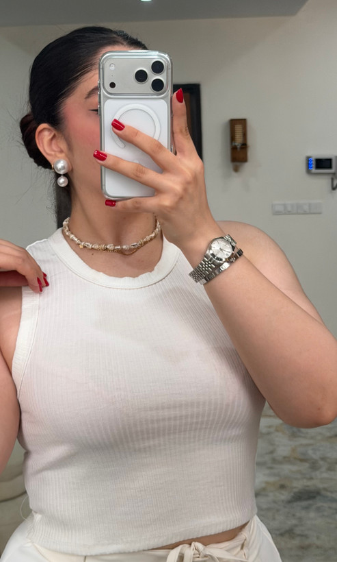 شومیز جلو پیچ به همراه تاپ زنانه
